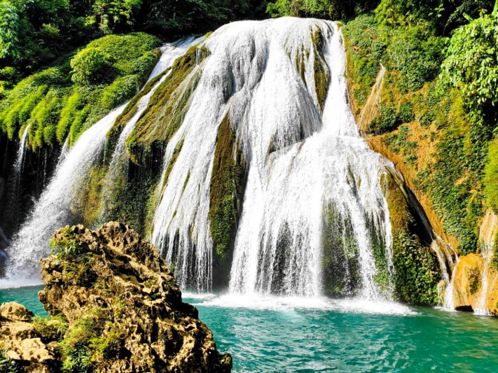 Jaintia Hills' Khaddum Chympe Falls, the Best Fan Falls in Meghalaya: B Top Tourist Places to Visit in Meghalaya