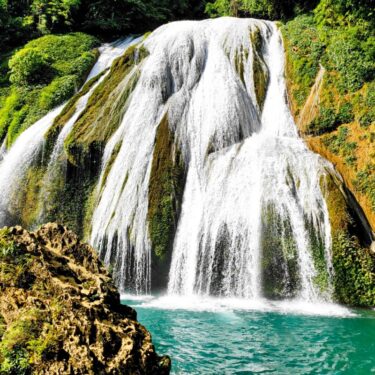 Jaintia Hills' Khaddum Chympe Falls, the Best Fan Falls in Meghalaya: B Top Tourist Places to Visit in Meghalaya
