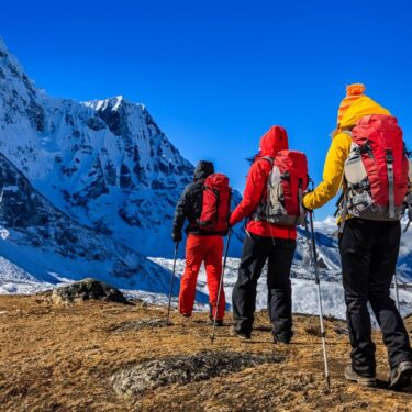 Base Camp of High Altitude Mountain Expedition in India