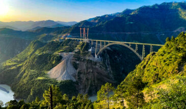 The World's Highest Rail Bridge: Trains to Kashmir from Jammu Cross the Spectacular Chenab Bridge