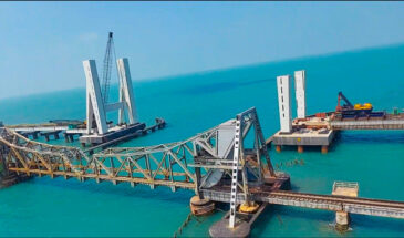 India's First Vertical Lift Sea Bridge, the New Pamban Bridge is Ready to be Opened Soon
