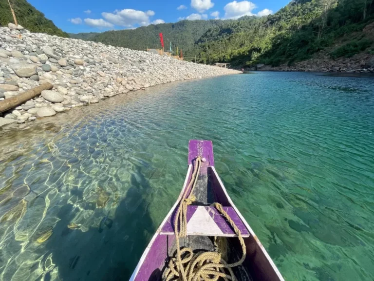 One of our Assam Meghalaya Package Highlights: Boating on the Crystal Clear Water of the Dawki River