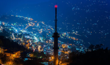 Sikkim Packages by SetMyTrip: View of Gangtok City at Night
