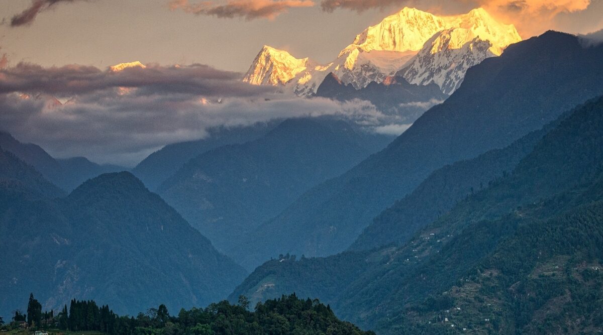 Sikkim places to visit: Top Attractions: Stunning Sunrise over Snow-covered Mt Kanchenjunga, Amazing Glacier lakes with turquoise waters, lush Himalayan hills and a unique culture