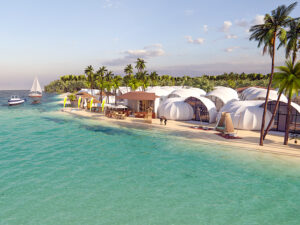 Luxury Glamping Tent Accommodation in Bangaram : Lakshadweep Luxury Tour Packages by SetMyTrip