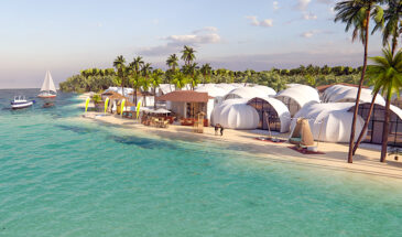 Luxury Glamping Tent Accommodation in Bangaram : Lakshadweep Luxury Tour Packages by SetMyTrip