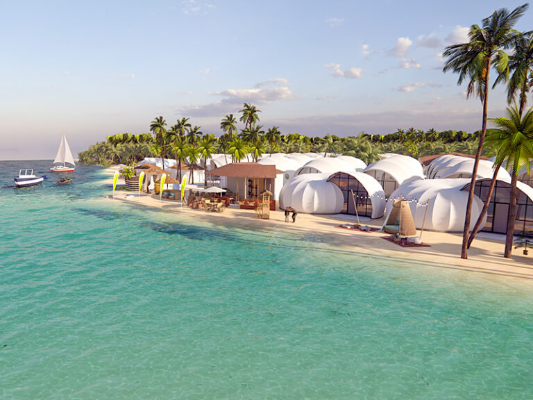 Luxury Glamping Tent Accommodation in Bangaram : Lakshadweep Luxury Tour Packages by SetMyTrip