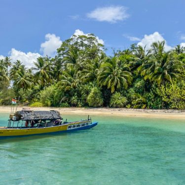 Aves Island, one of the newly opened tourist destinations in the Andaman Islands