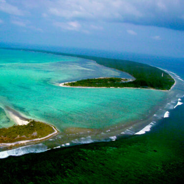 Lakshadweep Places to Visit: Minicoy Island Aerial View with the Viringili Islet