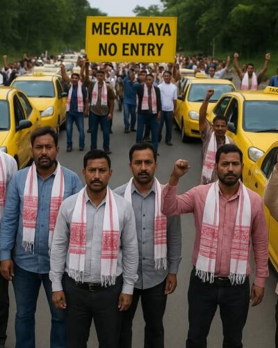 Navigating the Assam-Meghalaya Taxi Dispute: A Practical Guide for Tourists: AI Generated Image for Representation